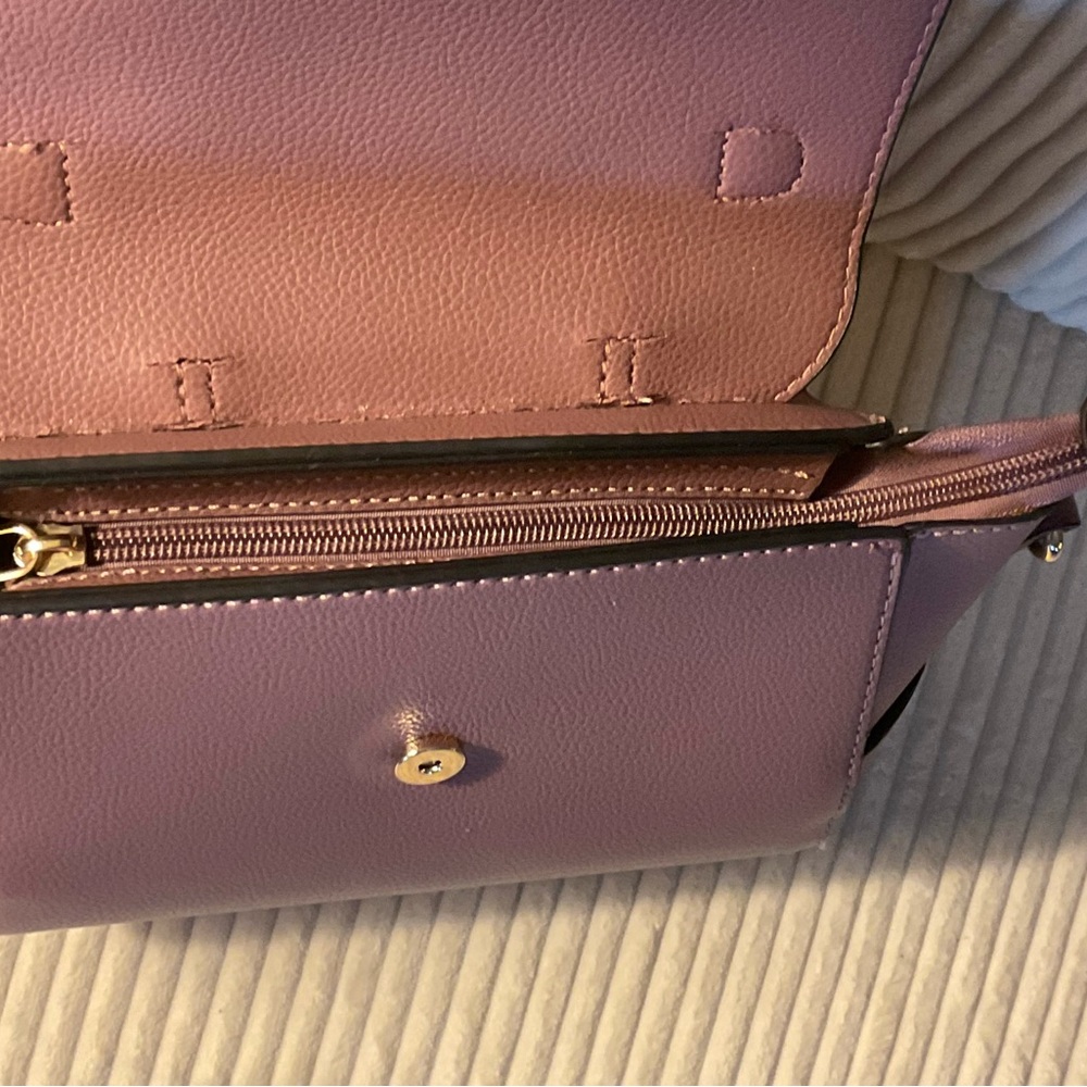 Elegant Mauve Women's Satchel - Picture 6 of 8